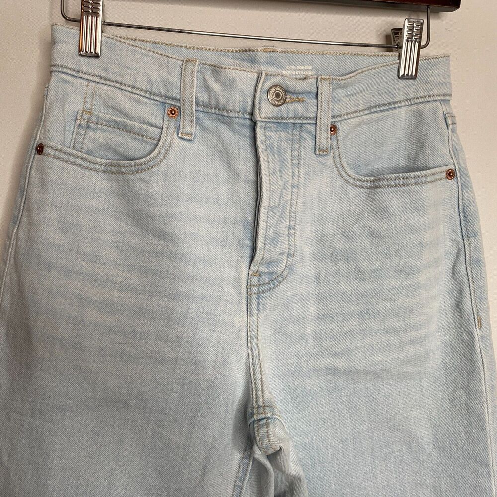 Old Navy Extra High Rise Sky-Hi Straight Secret-Smooth Pockets Womens 0 - Picture 7 of 12